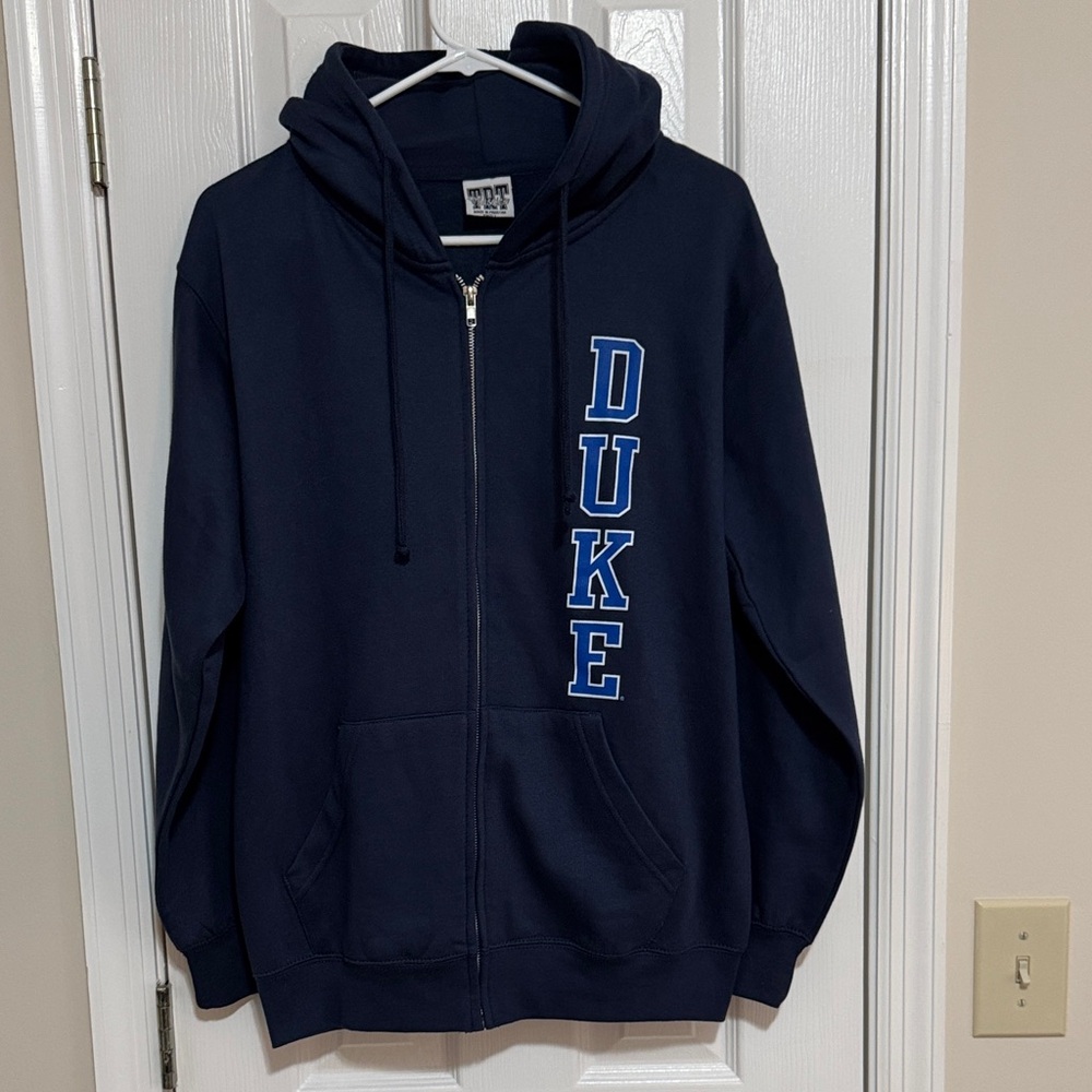 Navy Blue Duke Hoodie Men’s Small Like New
